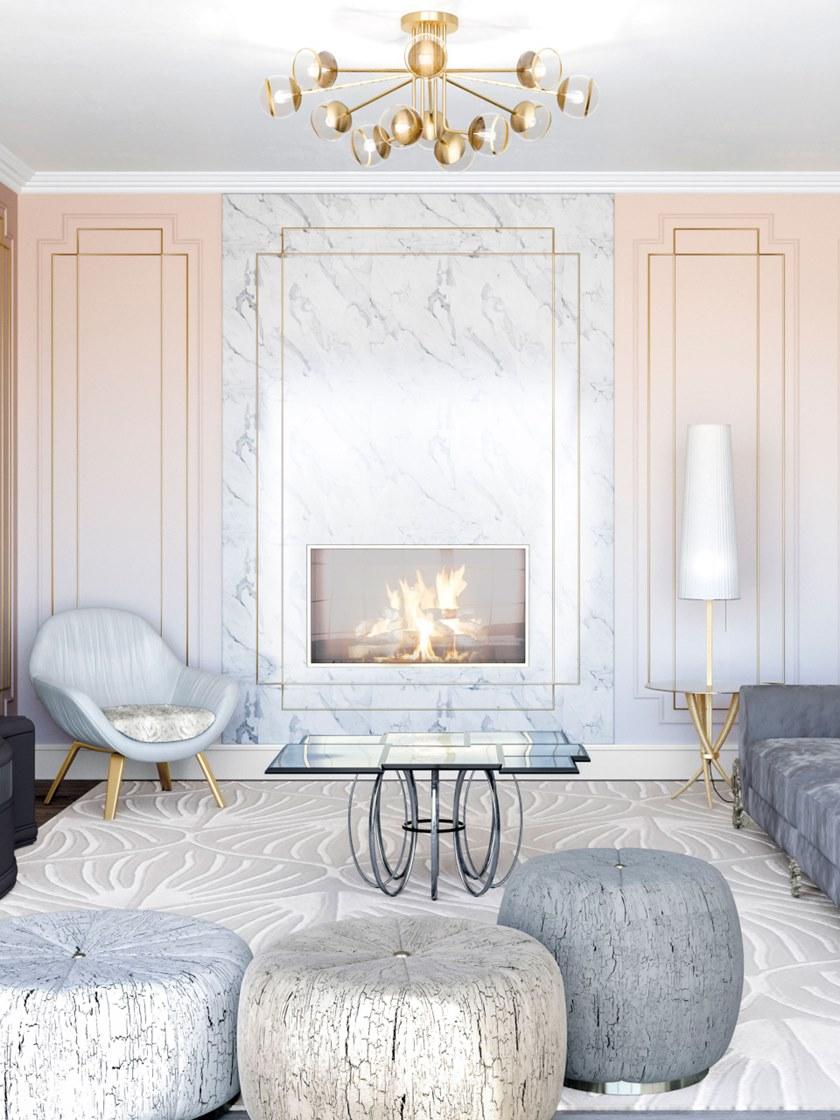 Jetclass Потолочный светильник из нержавеющей стали и стекла Bubbles Obb414  - Вид №1