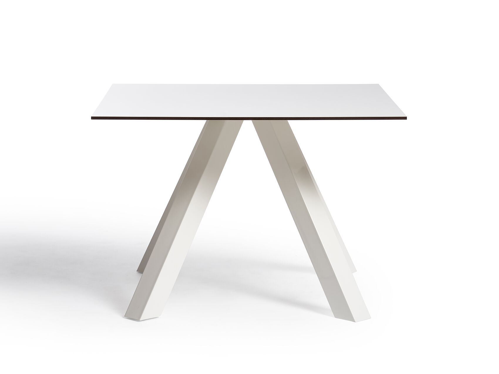 Окрашенный железный квадратный стол с верхней частью HPL Poltronova CRAZY HORSE ARCH-00060164 - Вид №4