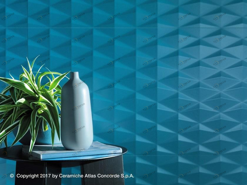 Atlas Concorde Объемная белая плитка для стен Arkshade sun-id-1459006