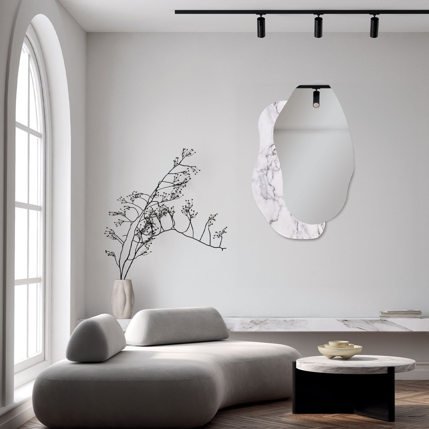 Настенное зеркало Agave CARRARA ARCH-00005245 - Вид №2