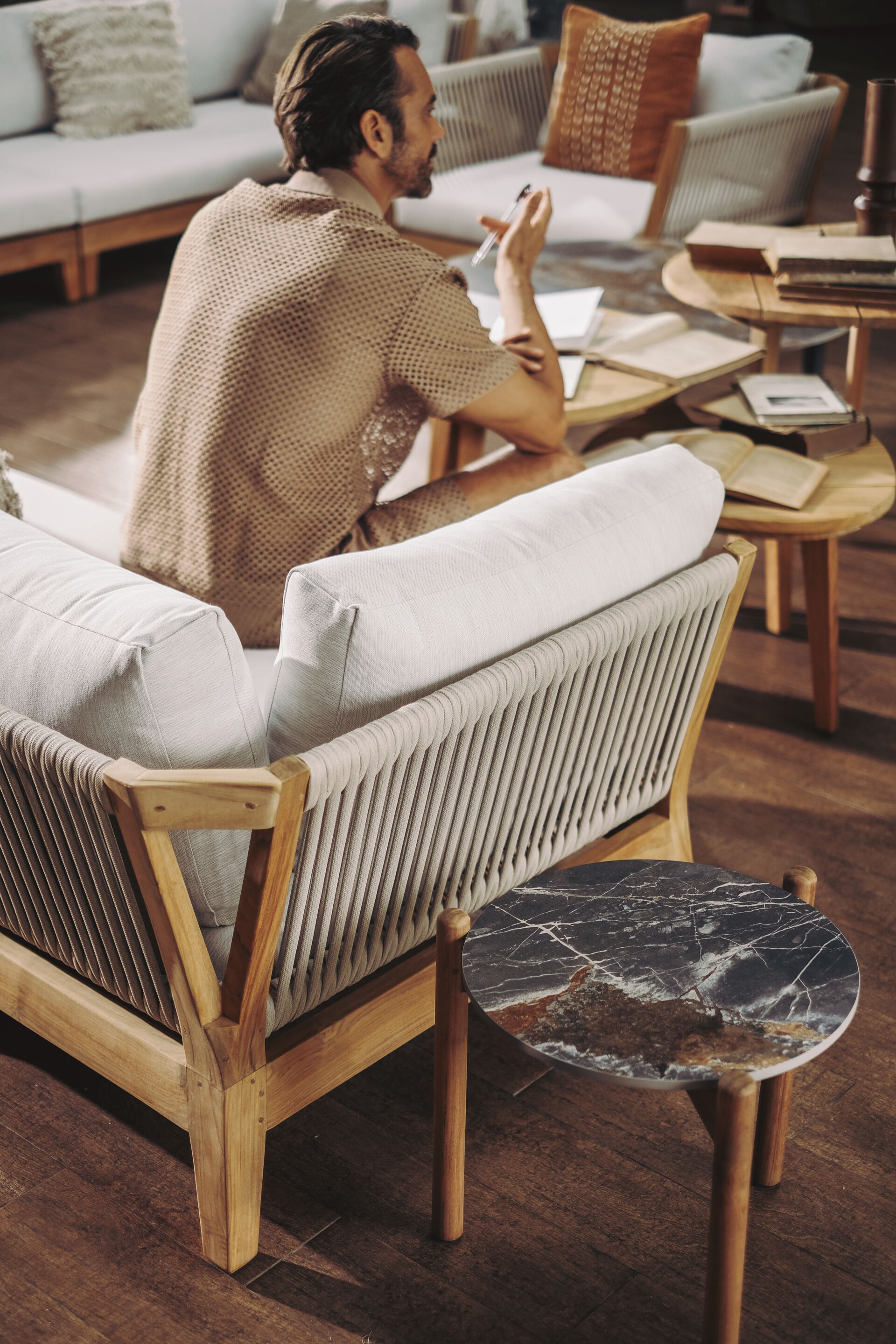 Угловое садовое кресло из ткани cbdesign Vienna Modular ARCH-00115522 - Вид №2