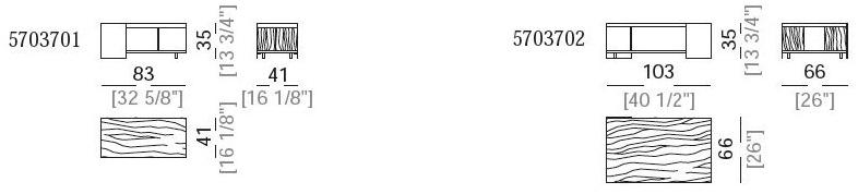 Arketipo Прямоугольный деревянный журнальный столик sun-id-1488612 - Вид №4