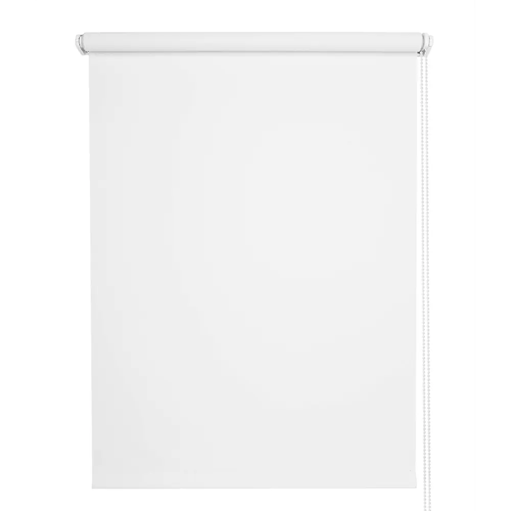 Штора рулонная блэкаут Сантос 40x160 см белая 89371077 STLM-2105688 DOMLEGRAND