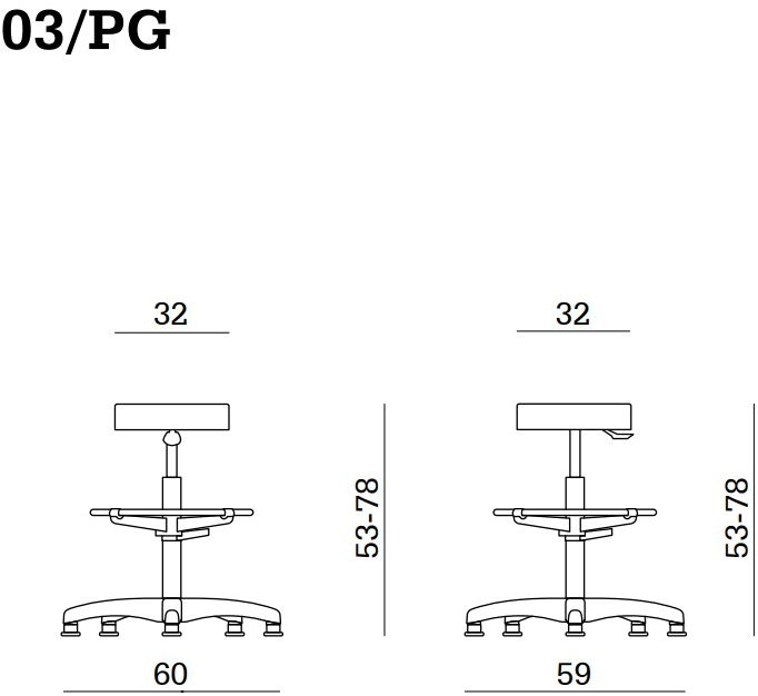 Linea Fabbrica Офисный стул с регулируемой высотой и подставкой для ног Duke sun-id-1377460 - Вид №1