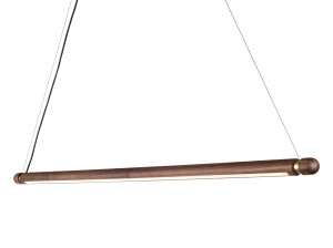 Светодиодный подвесной светильник из орехового дерева