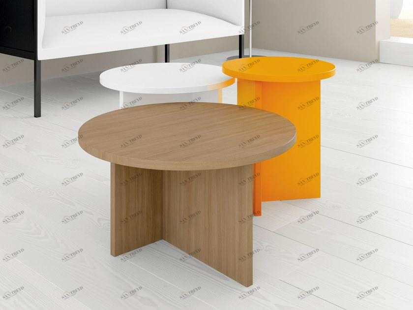 FERCIA Круглый журнальный столик Stone St.lwg/m/s.1._._ _