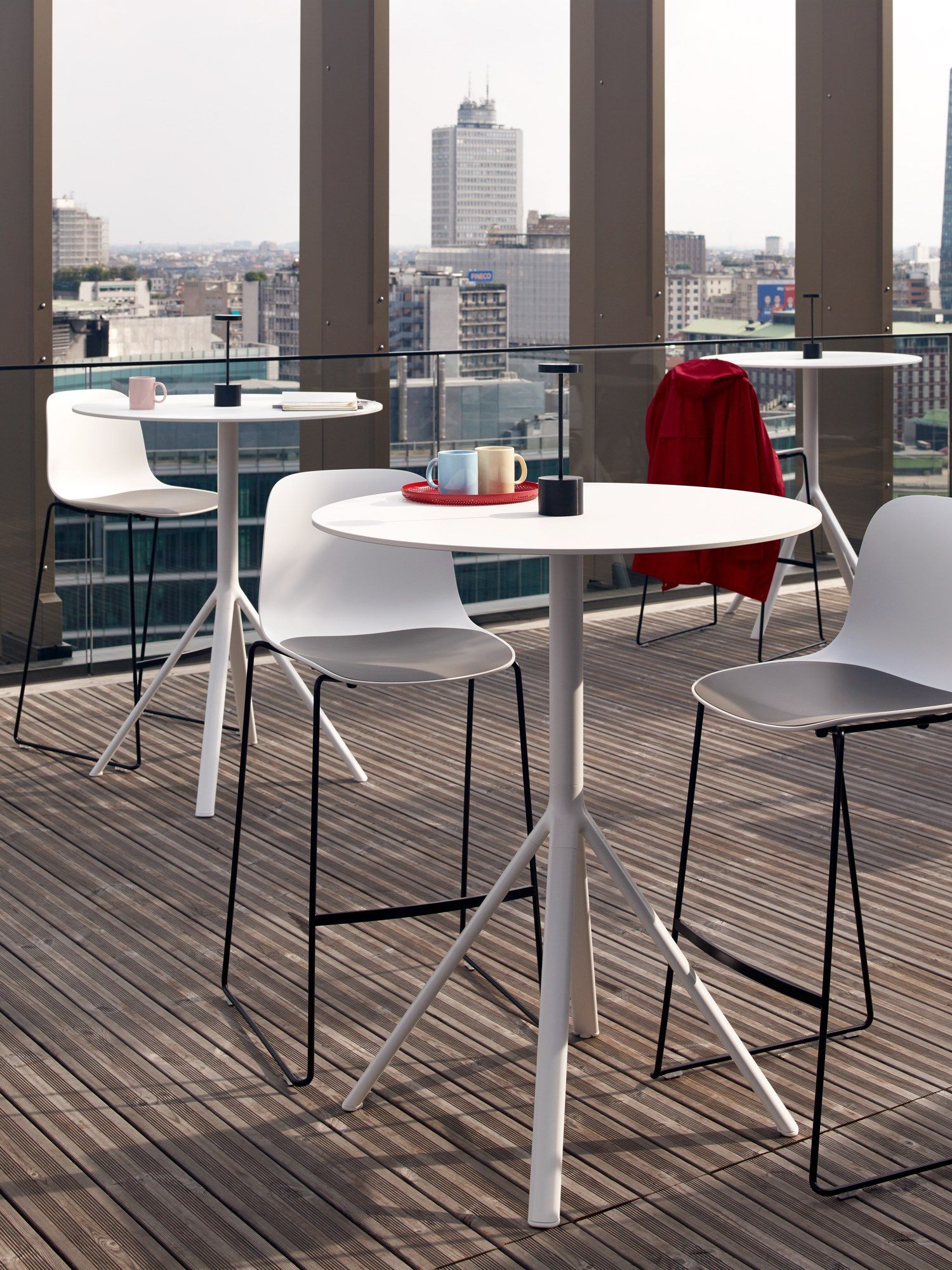 Высокий круглый садовый стол Lapalma FORK OUTDOOR ARCH-00093399 - Вид №4