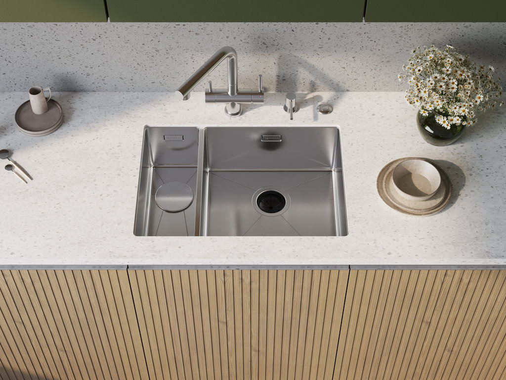 Кухонная мойка Taki 58-2-U/IF IN-L OMOIKIRI 4993768 - Вид №1