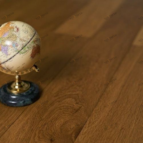 Массивная доска Amber Wood Масло Дуб Натур с брашью (Текстурированная) 300-1800х120 мм 2700300007