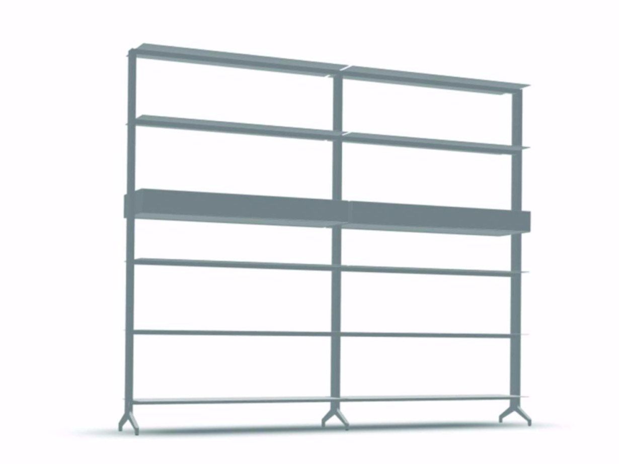 Алюминиевый модульный книжный шкаф Alias Aline ARCH-00100804 - Вид №1