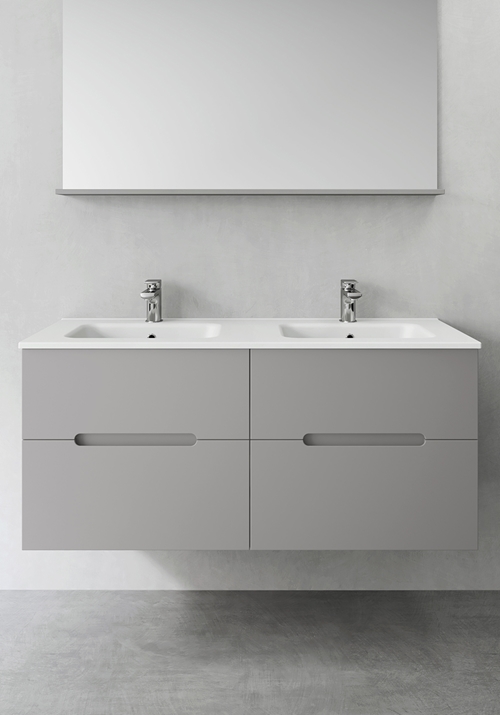 1390547 Шкаф Для Умывальника Sun Grey 1200D Hafa Серый 