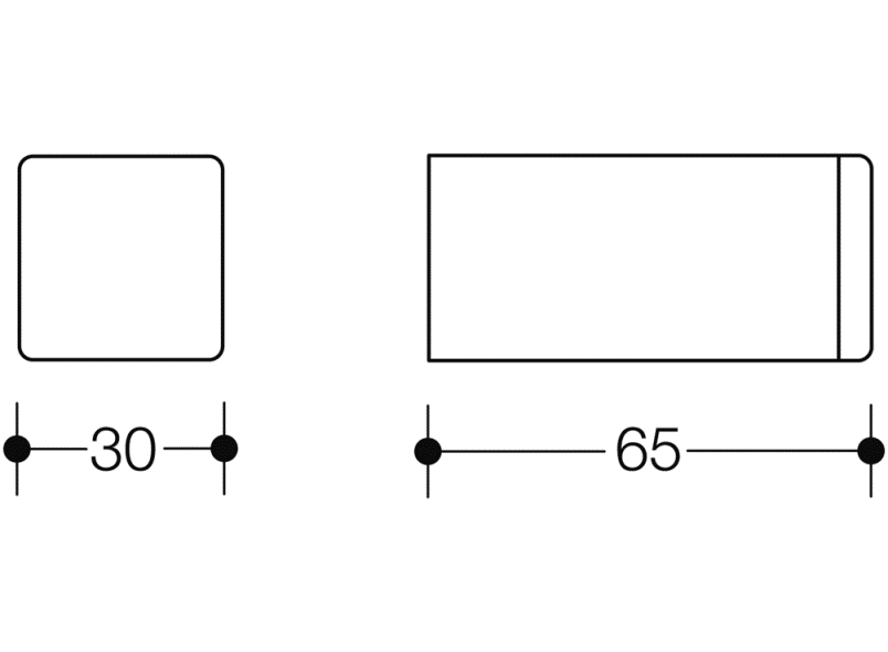 100XA611.65 буфер двери стены HEWI Serie 180 | Edelstahl  - Вид №3