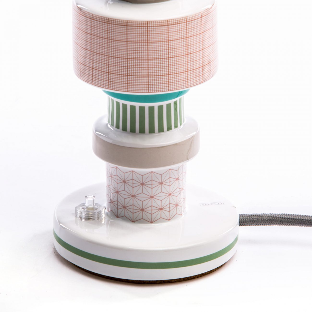 Настольная лампа Moresque Squared от Seletti 07091 SELETTI КОЛОННА 244944 Белый  - Вид №4