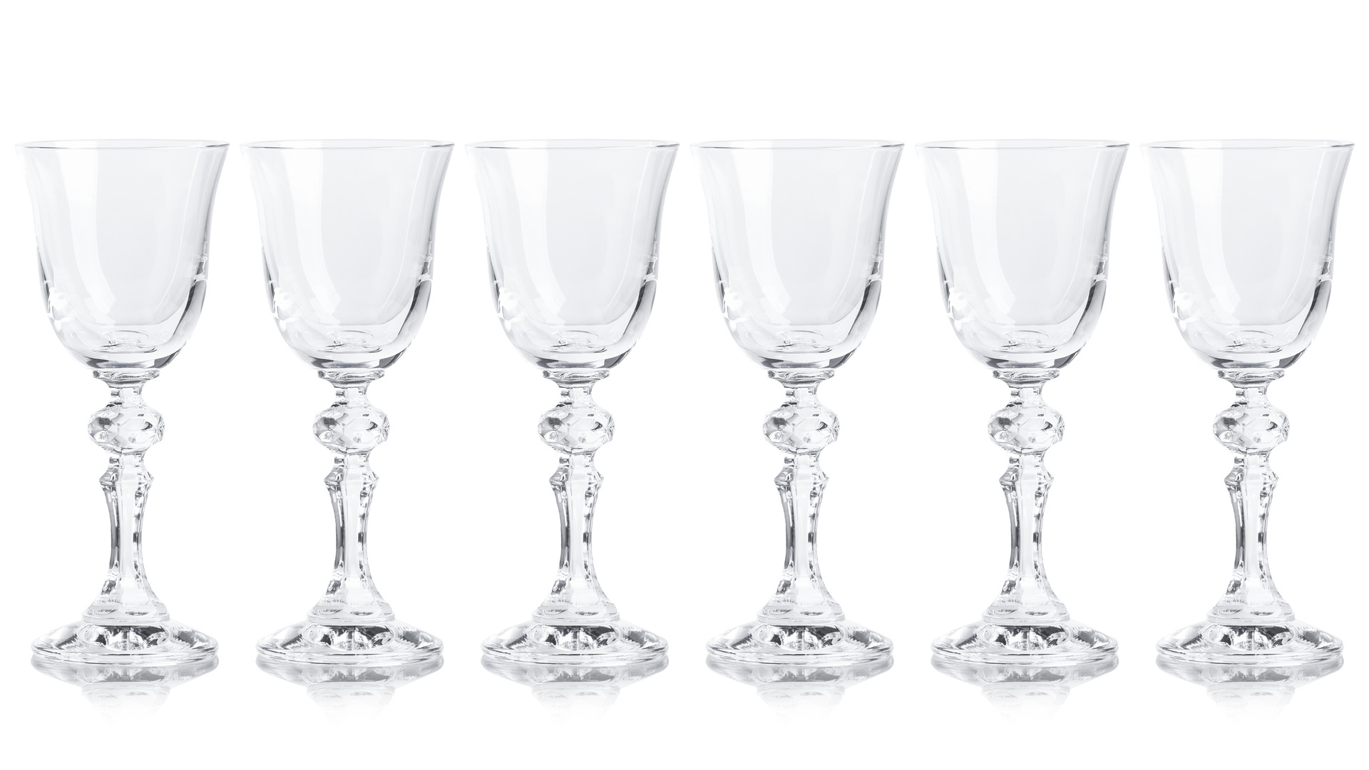 10628902 KROSNO Набор рюмок для водки Krosno "Криста" 50мл, 6 шт Стекло  - Вид №1