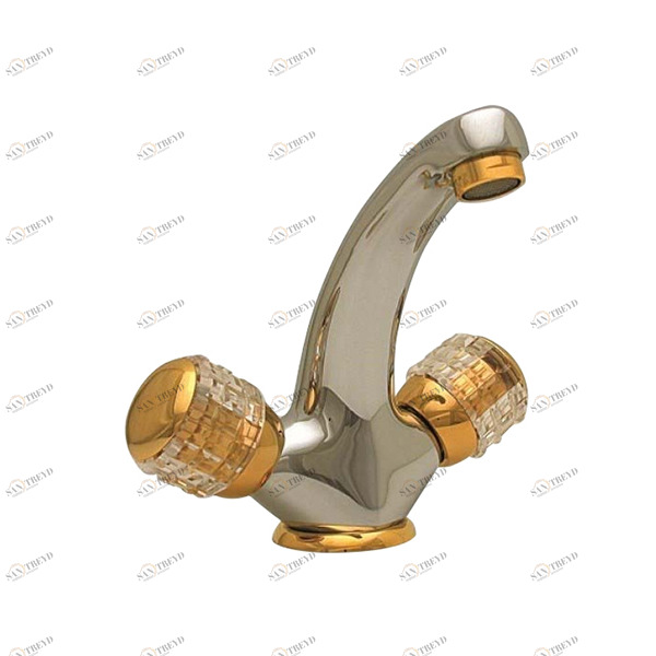 Смеситель для раковины 24.002CG MAIER ELITE CRISTAL 24002CG