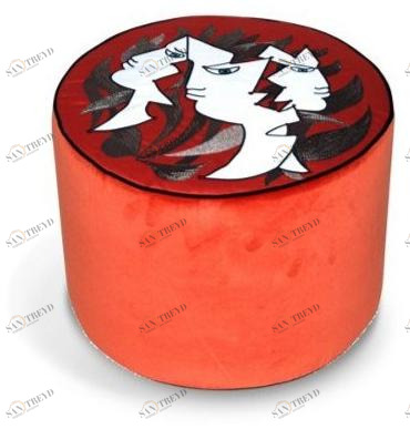 Roche Bobois Круглый пуф из ткани Jean cocteau sun-id-1460859