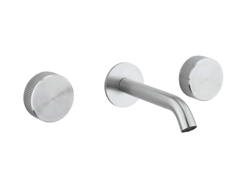 Настенный смеситель для раковины с 3 отверстиями с отдельными розетками CROSSWATER 3ONE6 ARCH-00080227