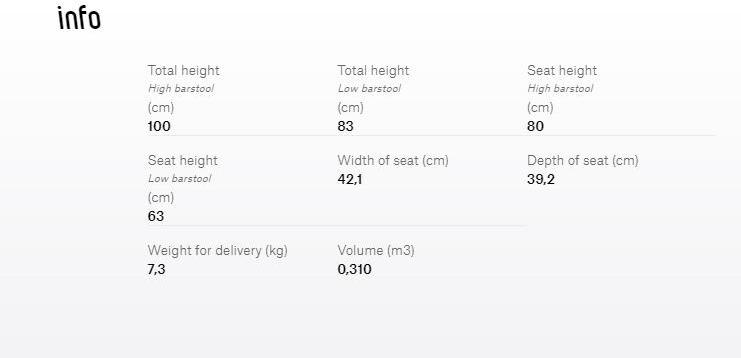 TON Табурет деревянный с подставкой для ног Split sun-id-1475529 - Вид №3