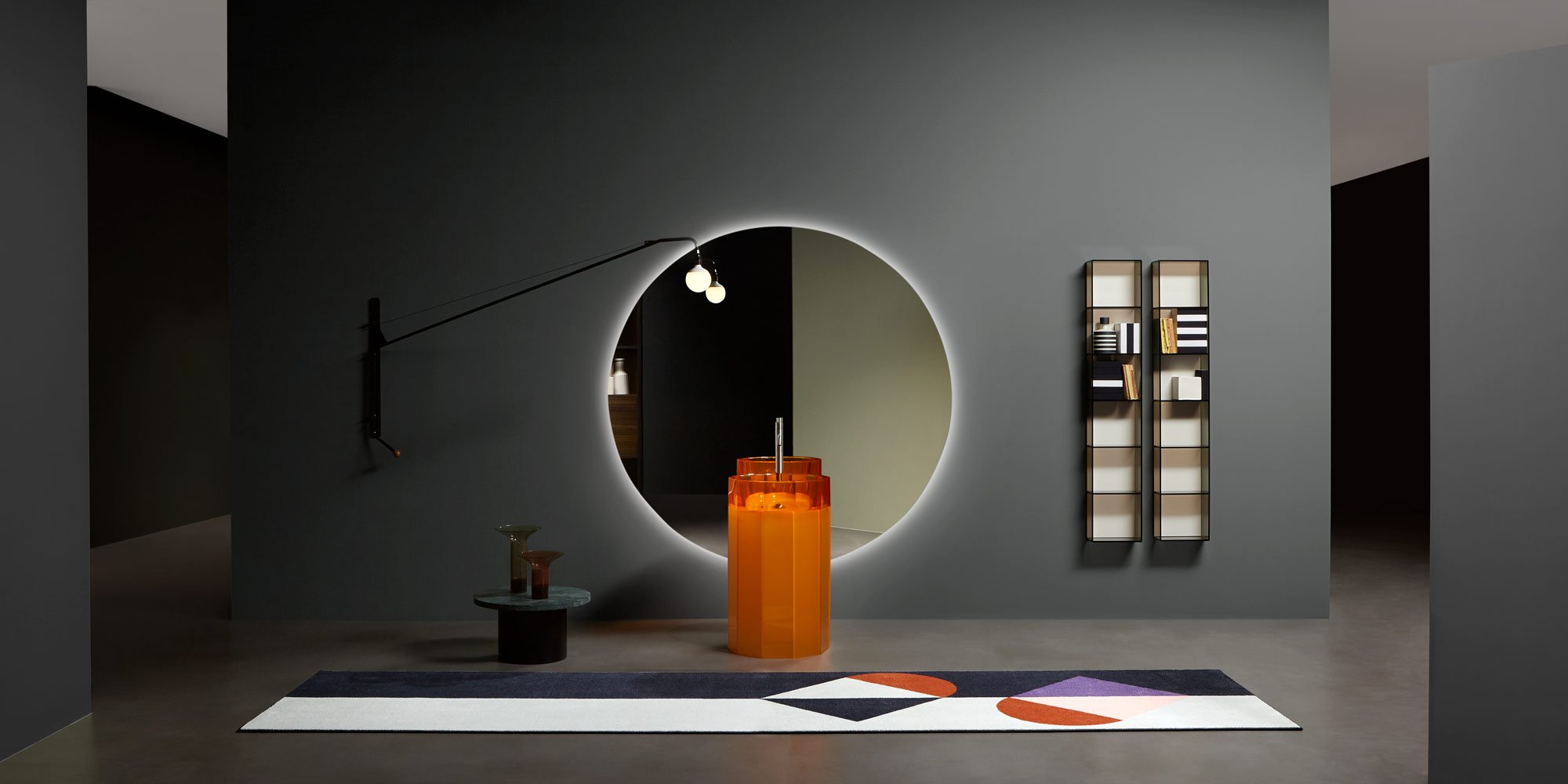 Vitreo Напольная раковина стоящая прямоугольная Antoniolupi  - Вид №10