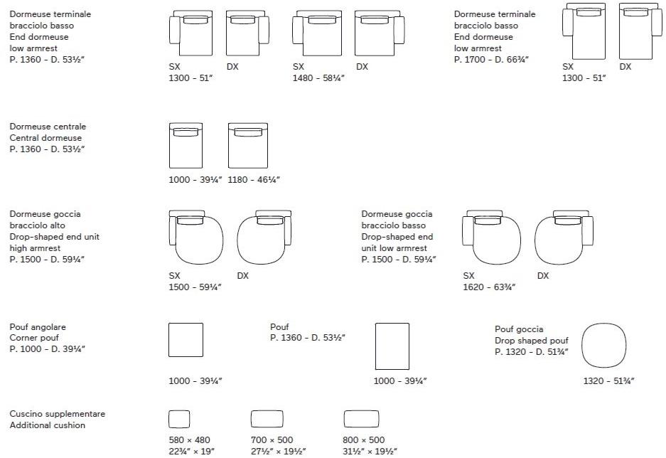 Lema Модульный кожаный диван с шезлонгом sun-id-1516449 - Вид №6