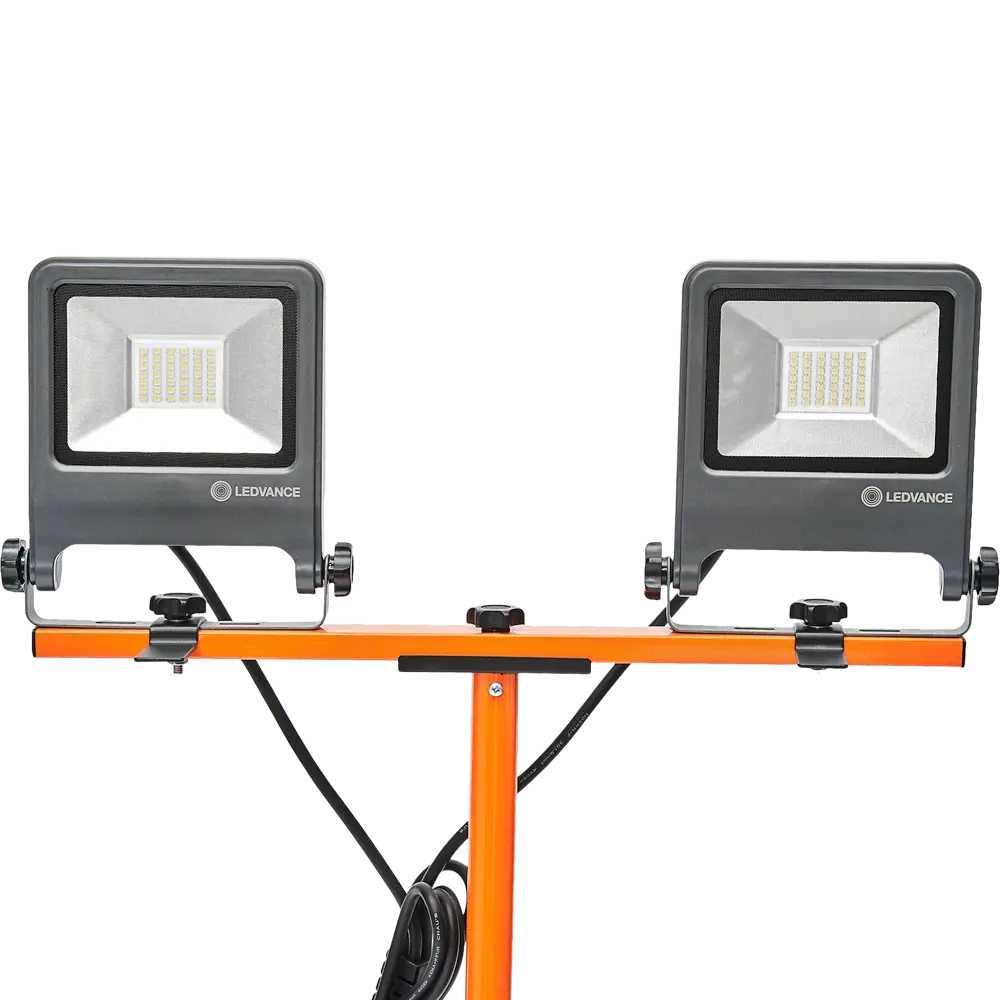 Прожектор светодиодный уличный Ledvance Work Light 2x30 Вт 4000K IP65 на треноге, нейтральный белый свет 82354994 STLM-2100927  - Вид №1