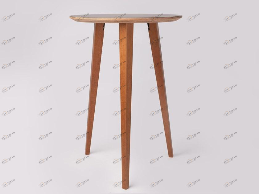 ONDARRETA Круглый высокий стол из бука Bob sun-id-1429797