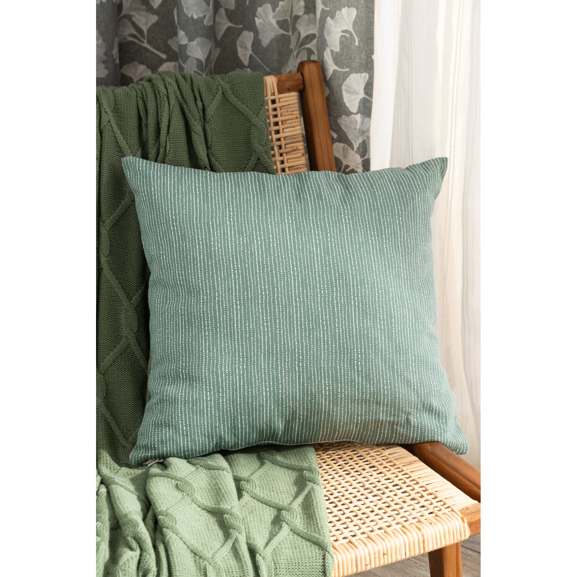 82305201 Подушка «Амазонка» 50x50 см, цвет зелёный Santreyd  - Вид №3