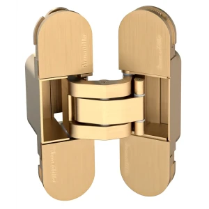 Скрытая петля дверная U3D2000 110x30x32 мм ЦАМ цвет золото