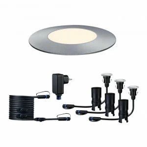 Уличный светильник ландшафтный светодиодный D 5,5 см серый Floor Mini Basisset 93697 PAULMANN FLOOR MINI BASISSET 00-3896999 Серый