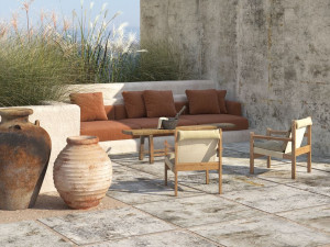 Напольное покрытие / керамогранит с эффектом цемента