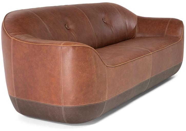 Natuzzi Кожаный диван Furrow sun-id-1464042 - Вид №2