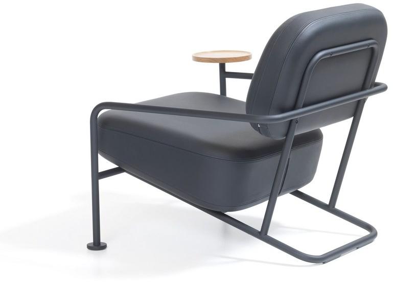 Blå Station Кожаное кресло с подлокотниками Åhus B30 Bla Station - Вид №6