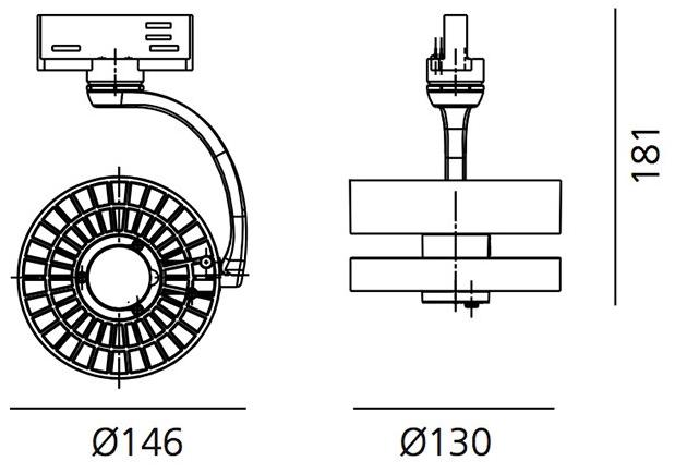 Artemide Светодиодное освещение направляющих из литого под давлением алюминия Cata sun-id-1418698 - Вид №4