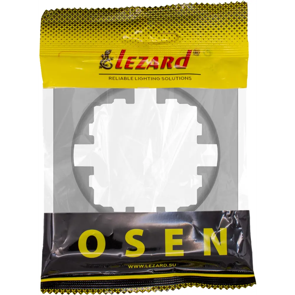 Рамка Lezard Vesna для розеток и выключателей - серый матовый 89424699 STLM-1566352 - Вид №3