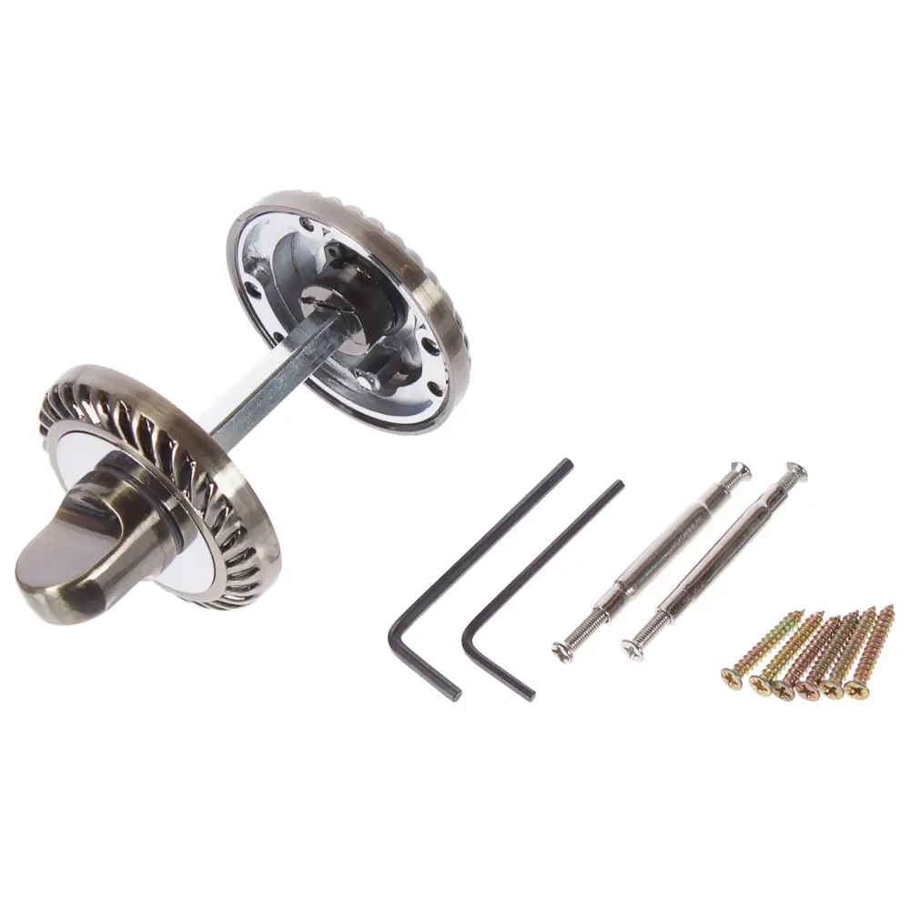 Накладка-фиксатор для дверей Palladium D 3 BK ЦАМ цвет античная бронза STLM-2149082