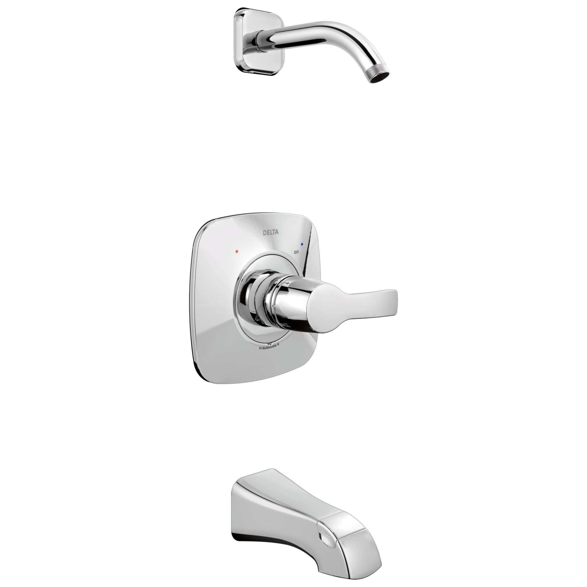T14452-LHD Для ванны и душа Monitor® 14 Series - без напора Delta Faucet Tesla Хром