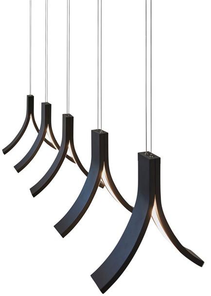 ILFARI Металлический светодиодный подвесной светильник Stream 13730 - Вид №1