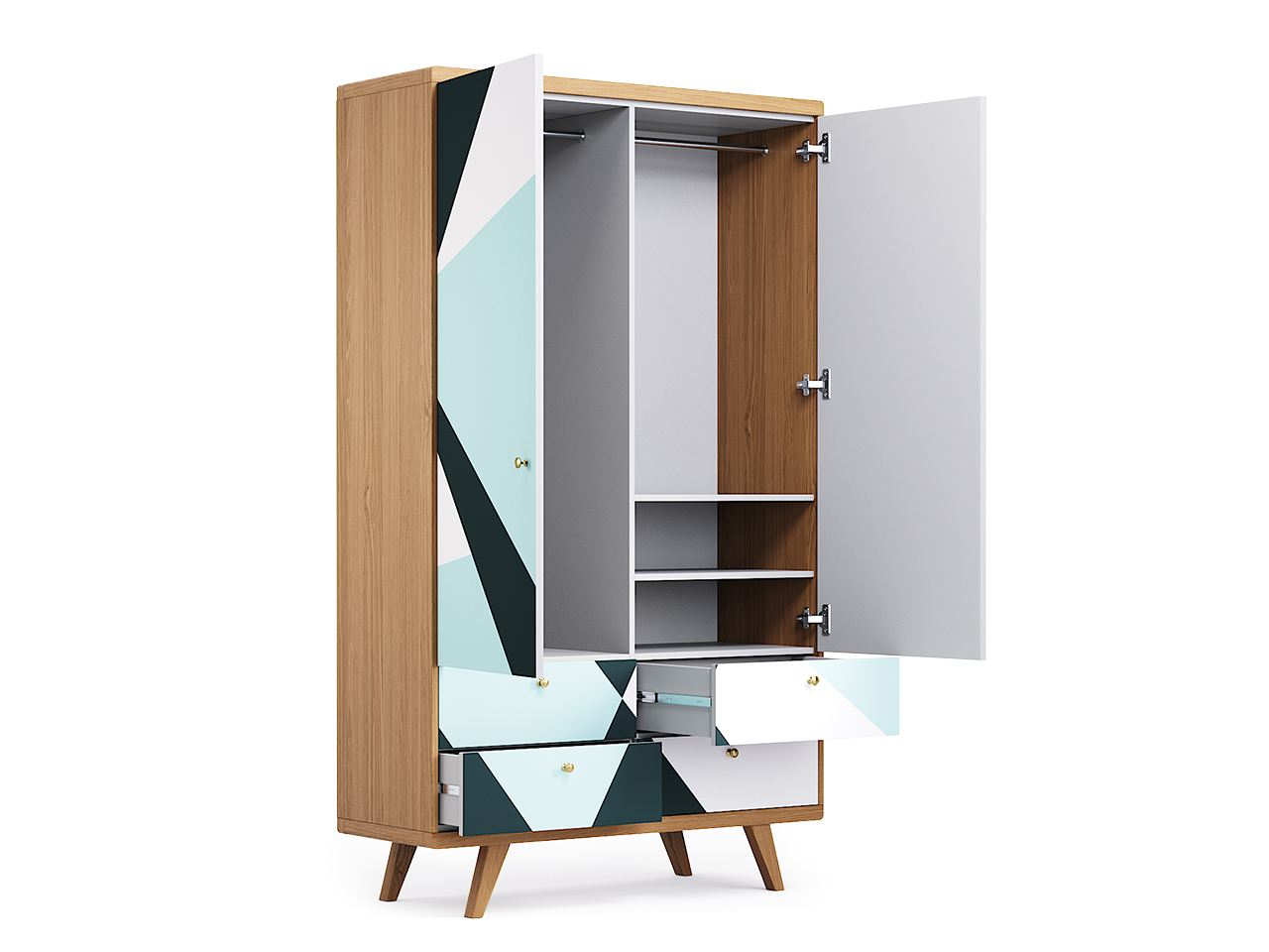 IDC004001005 The IDEA Шкаф №2 Thimon с ящиками  - Вид №2