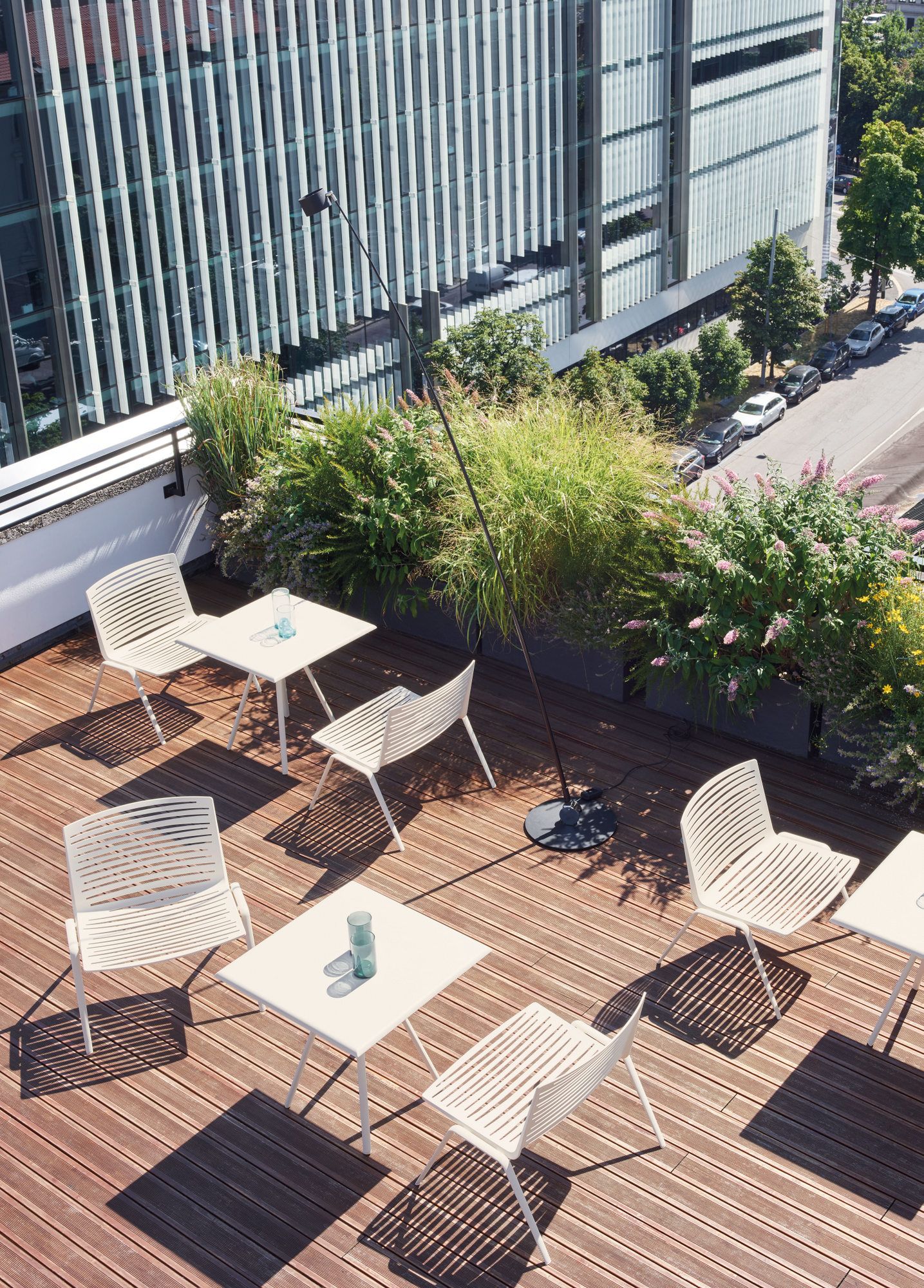 Алюминиевый круглый садовый столик FAST ARCH-00072976 - Вид №2