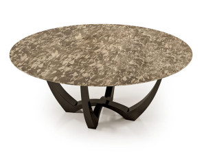 Круглый мраморный обеденный стол