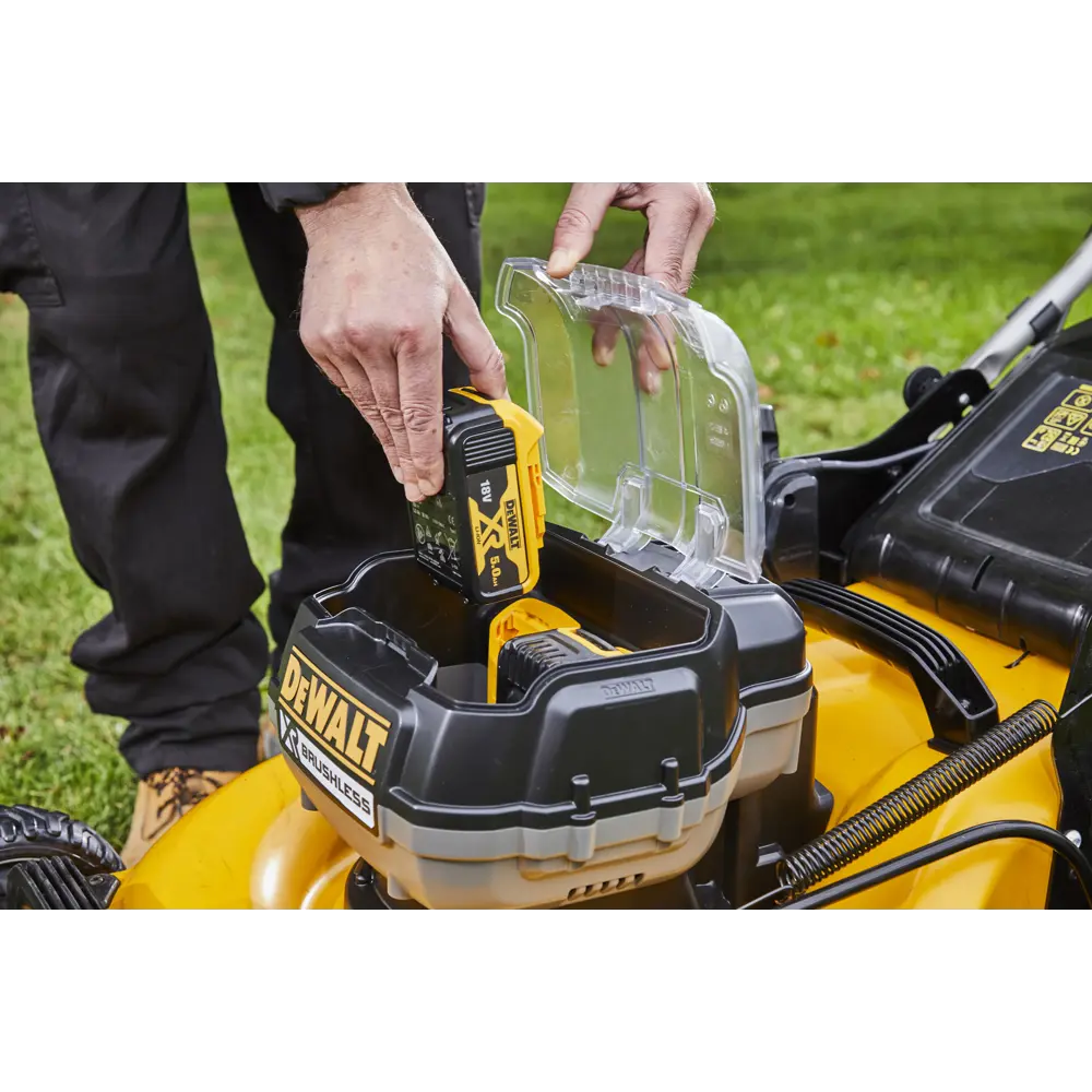 Газонокосилка аккумуляторная Dewalt 18 В 48 см 2x5 Ач АКБ и ЗУ входит в комплект 81926412 STLM-2060723  - Вид №13