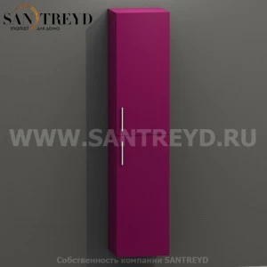 MDC077 Высокий шкаф с двумя створками 160 см розовый Globo 4ALL Италия