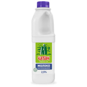 Молоко пастеризованное Чабан 2,5% 930 г БЗМЖ