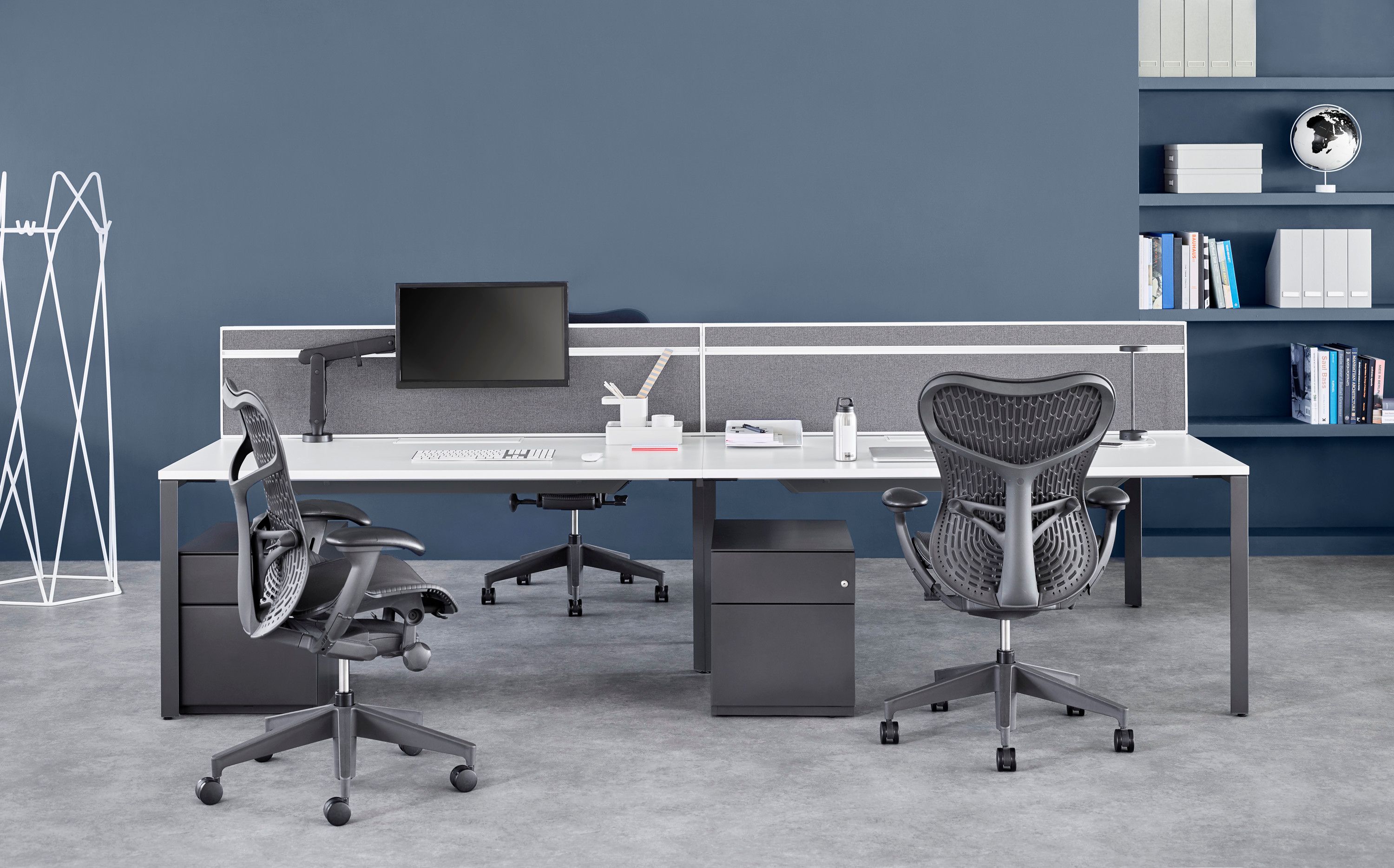Эргономичное офисное кресло с вращающейся тканью Butterfly Herman Miller Mirra 2 ARCH-00092336 - Вид №14