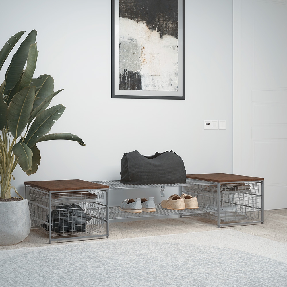 Комплекты для прихожей , 1815х365х565 мм, серый LJPS0577 Public Steel Россия  - Вид №2