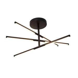 Потолочный светодиодный светильник черный Ralio SL1580.403.03 ST LUCE RALIO 00-3890680 Черный