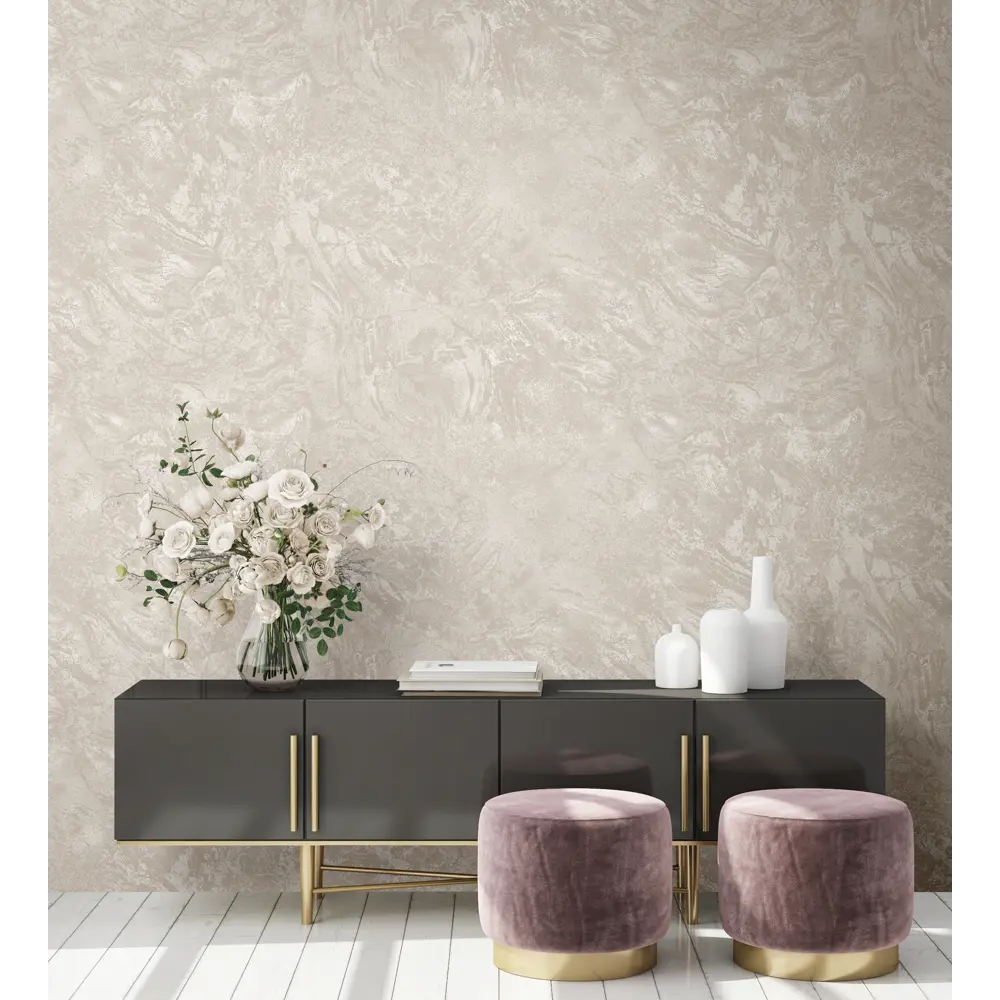 Обои флизелиновые Renowa Aura коричневые 1.06 м Re585686 STLM-2088337 - Вид №3