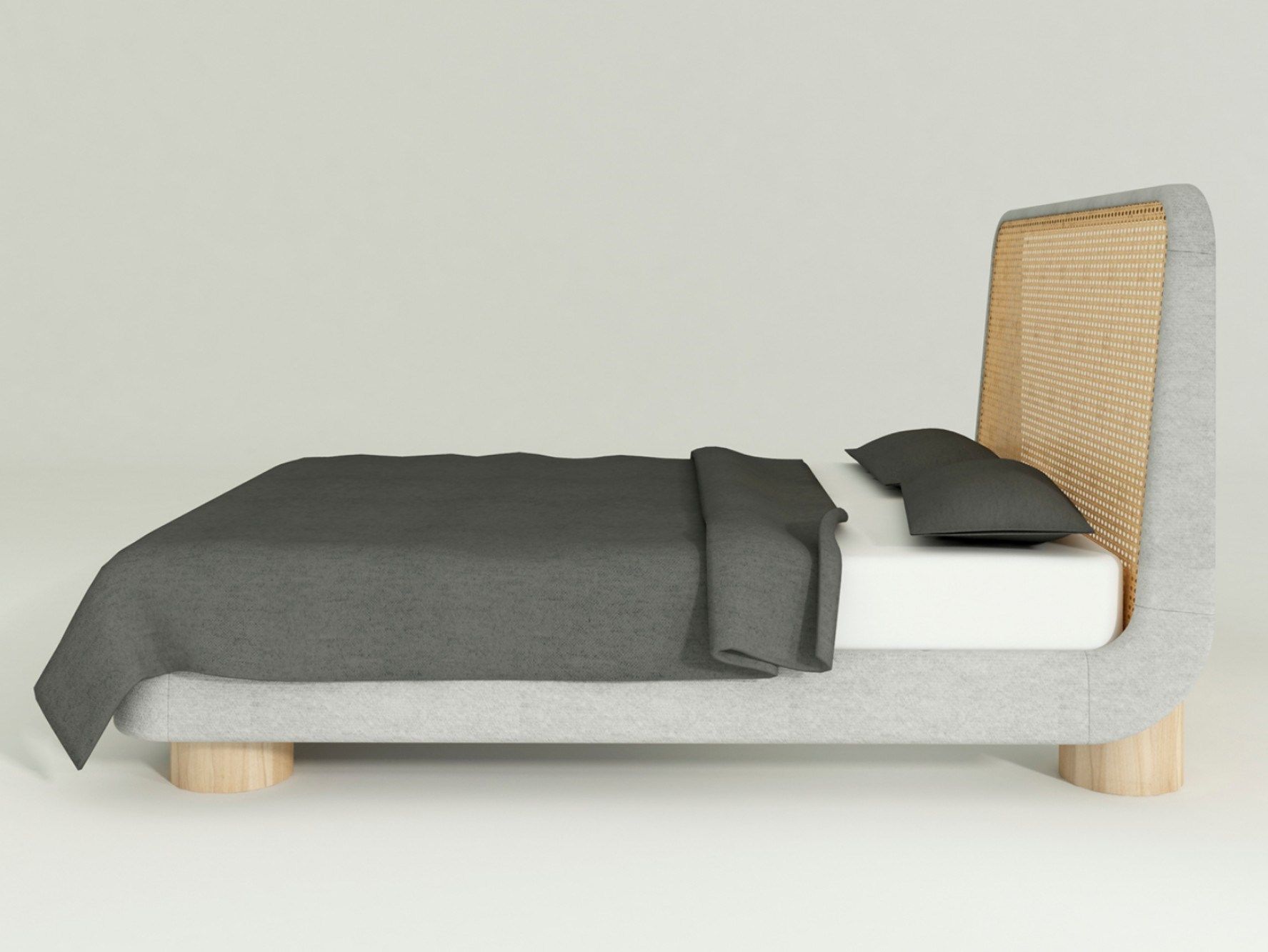 Деревянная двуспальная кровать WUDA MANAO ARCH-00070391 - Вид №3