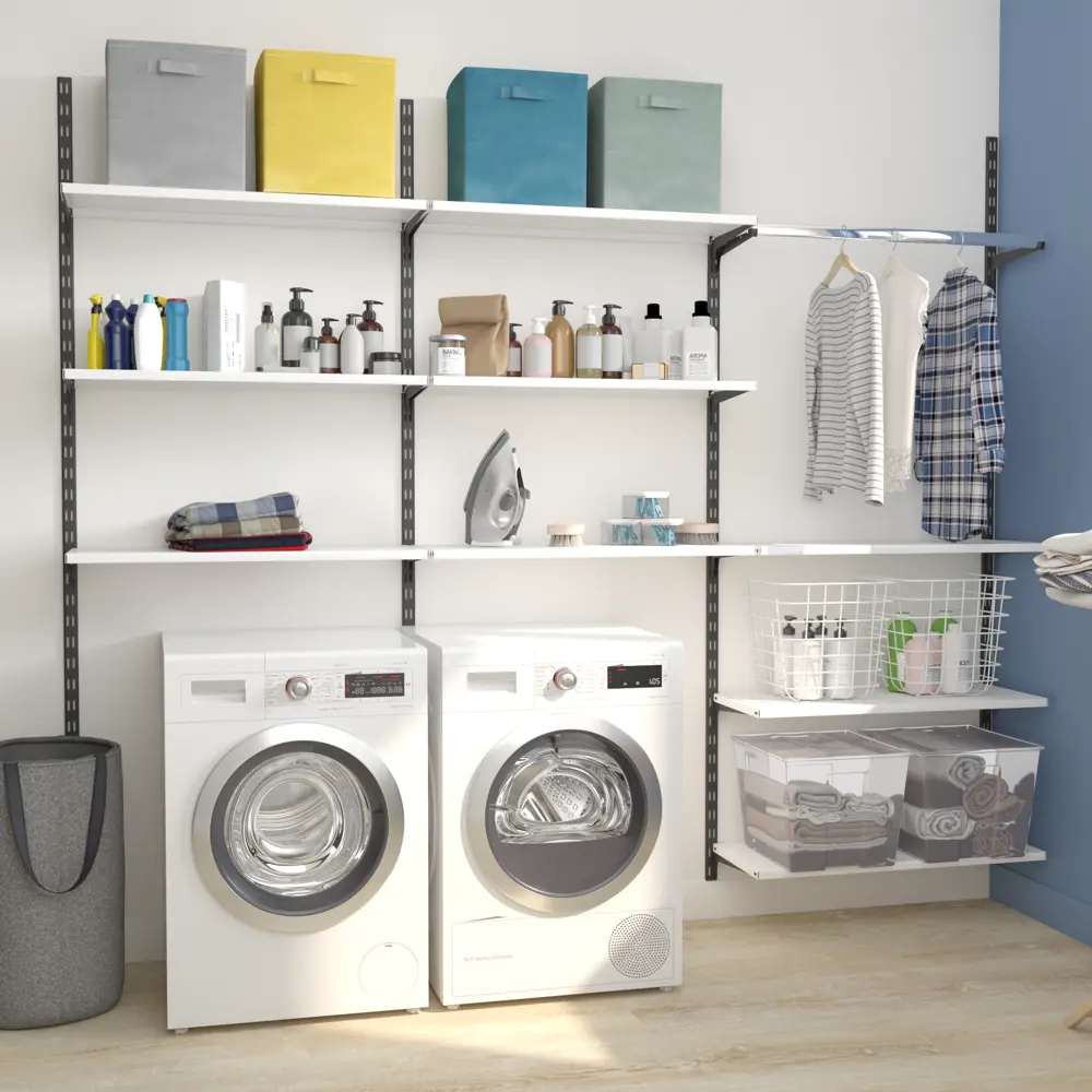 Кронштейн для штанги Spaceo цвет белый STLM-2130241 - Вид №26