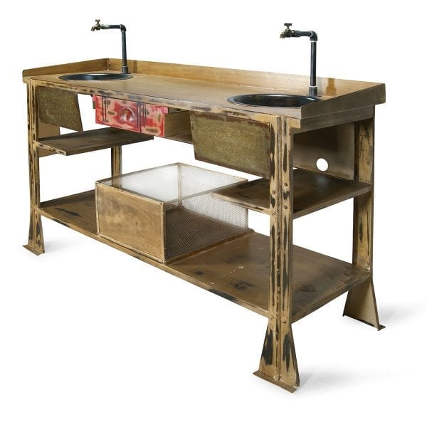 079913 Умывальник с 2 раковинами Francisco Segarra Berlin Santreyd